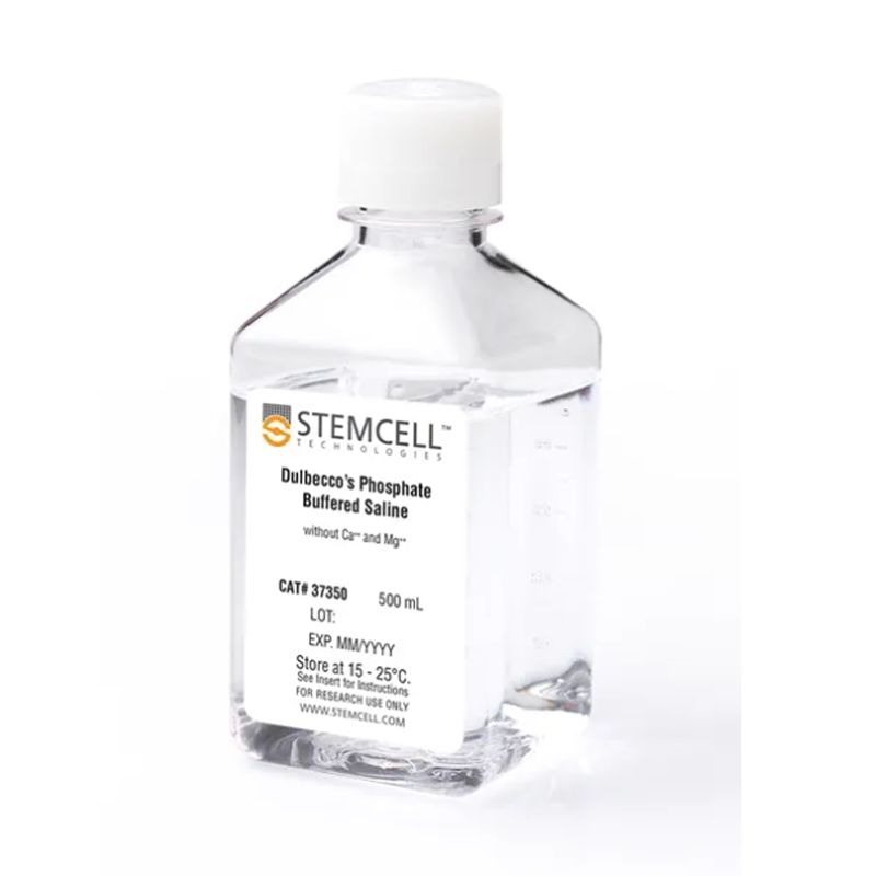 STEMCELL Technologies37350 D-PBS Without Ca++ and Mg++ /不含钙、镁离子的Dulbecco磷酸盐缓冲液
