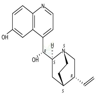 (8α,9R)-奎宁-6´,9-二醇  CAS号：524-63-0