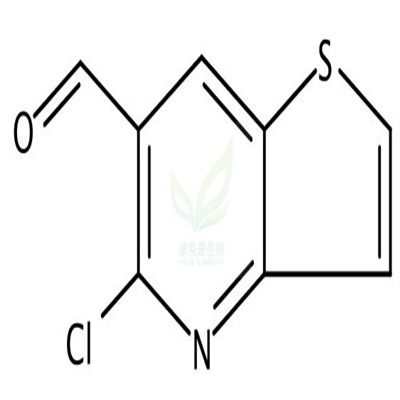 5-氯噻吩并[3,2-B]吡啶-6-甲醛  CAS号：65977-56-2