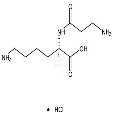 beta-alanyl-lysine hydrochloride  CAS号：90970-40-4