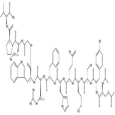 Diacetyl-ACTH(1-13)amide  CAS号：71952-90-4