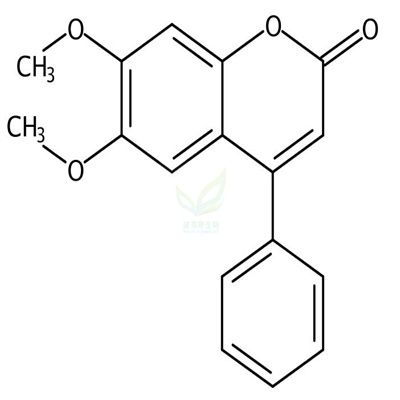 6,7-Dimethoxy-4-phenylcoumarin  CAS号：1857-05-2