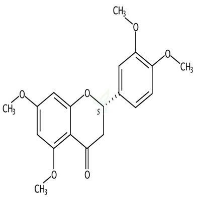 (2S)-5,7,3',4'-tetramethoxyflavanone  CAS号：74628-43-6