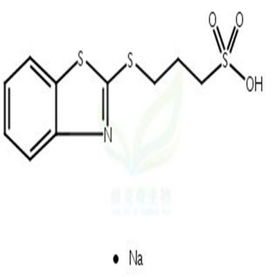 3-(苯骈噻唑-2-巯基)-丙烷磺酸钠  CAS号：49625-94-7