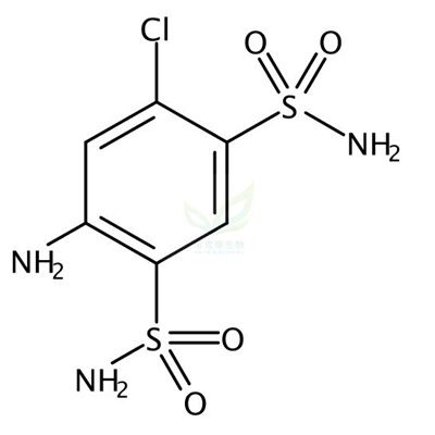 4-氨基-6-氯-1,3-苯二磺酰胺  CAS号：121-30-2