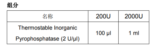 热稳定无机焦磷酸酶