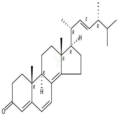 麦角甾-4,6,8(14),22-四烯-3-酮  CAS号：19254-69-4