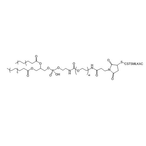 DSPE-PEG-CSTSMLKAC 磷脂-聚乙二醇-蛋白多肽