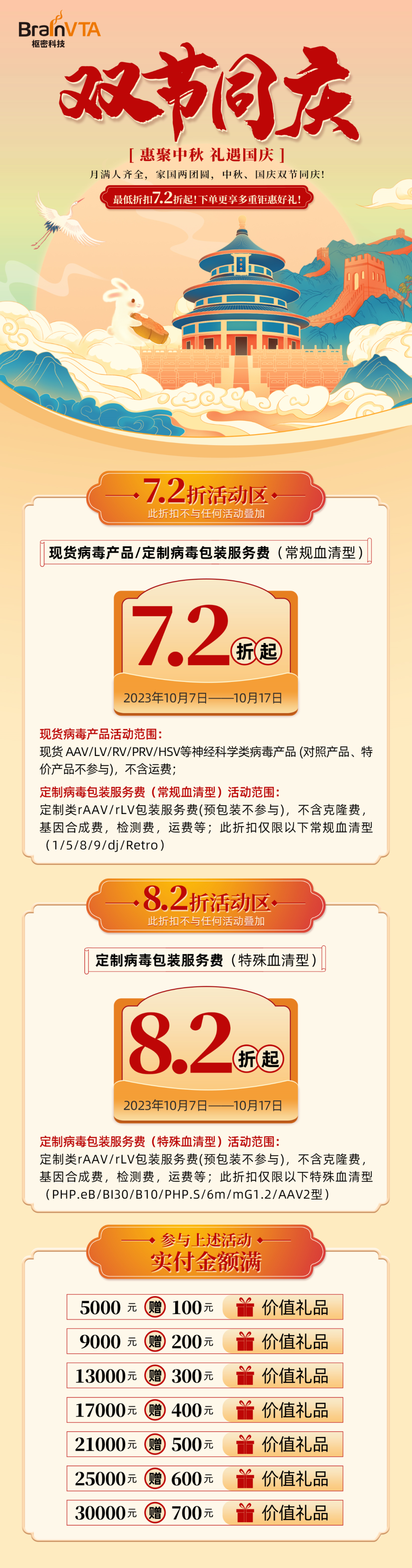 双节同庆 | 惠聚中秋，礼遇国庆