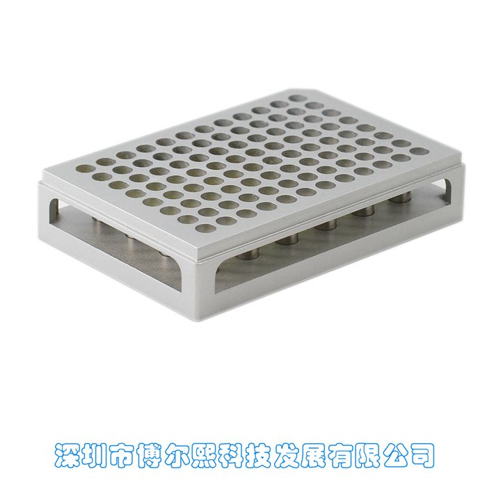 可离心96孔PCR板磁力架/磁架/磁分离器（MAG-96-8）