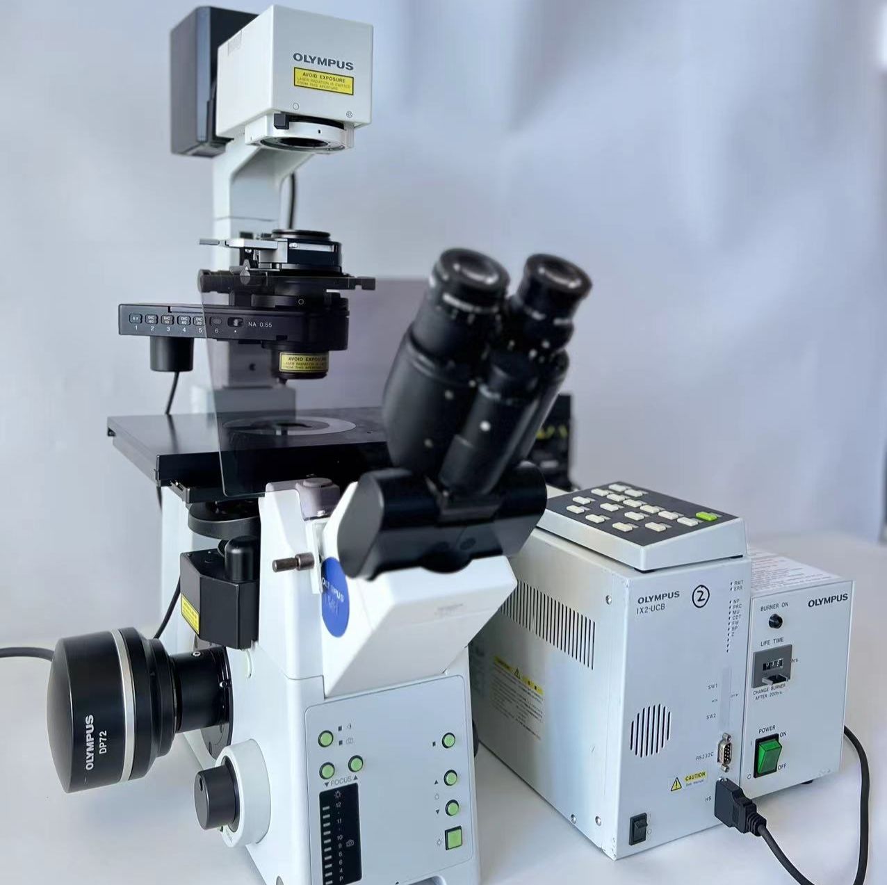二手奥林巴斯IX81三色倒置荧光显微镜送质保性能稳定