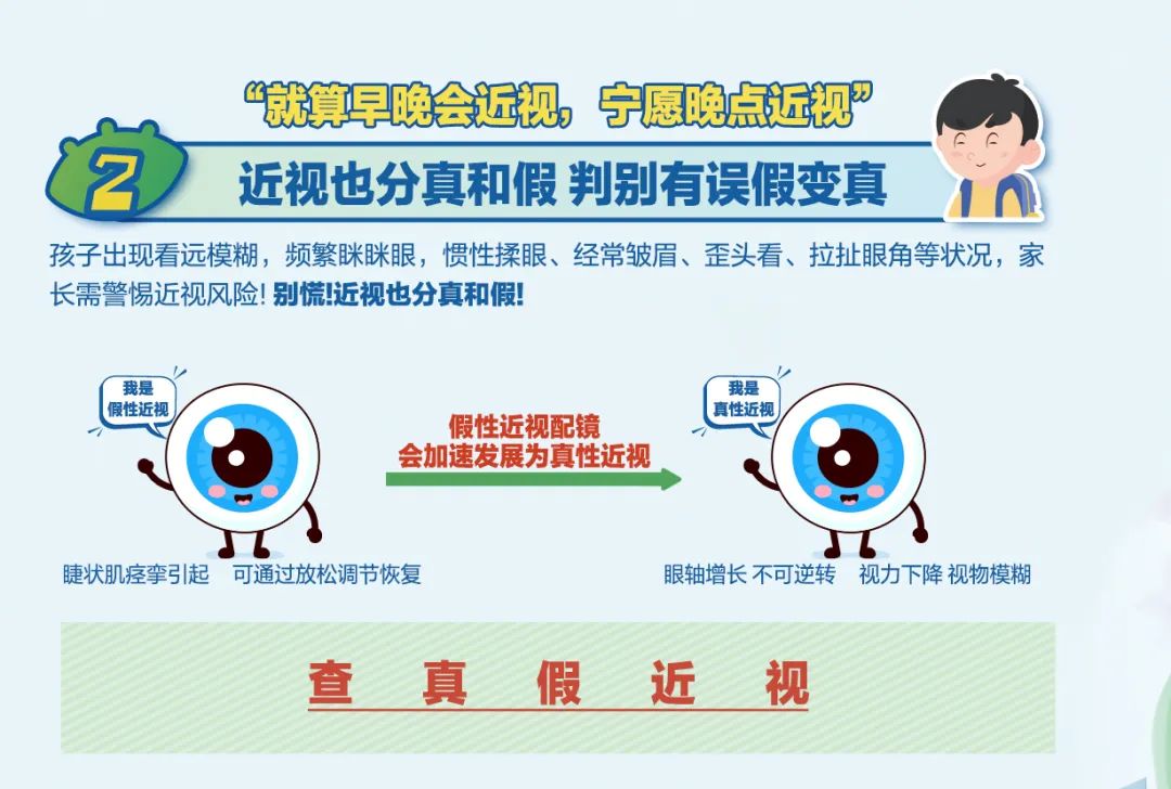 怀疑孩子近视？别「真假」傻傻分不清