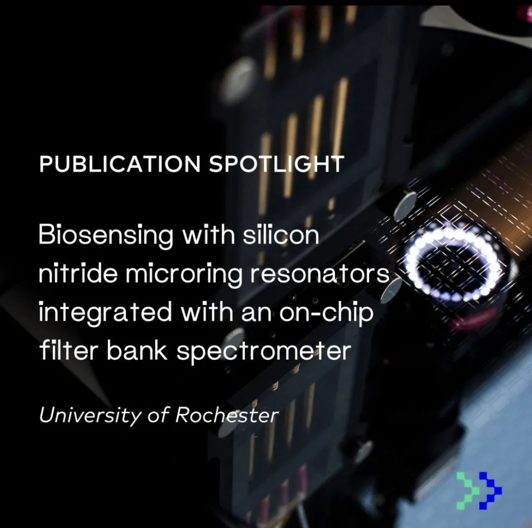 硅氮微环谐振器与芯片滤波器光谱仪在生物传感中的应用
