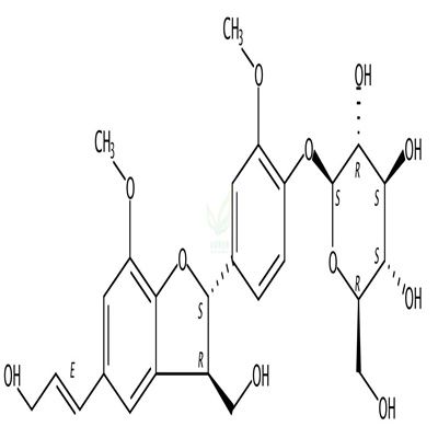 脱氢二松柏醇4-0-beta-吡喃葡萄糖苷  CAS号：107870-88-2