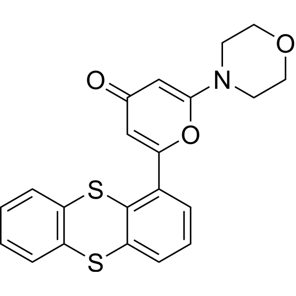 KU-55933 是有效的 ATM 抑制剂，IC50 和 K