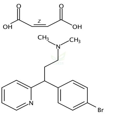 马来酸溴苯那敏  CAS号：980-71-2
