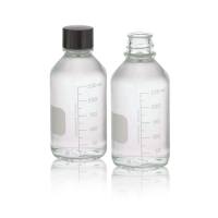 Wheaton刻度血清瓶透明玻璃试剂瓶密封样品瓶
