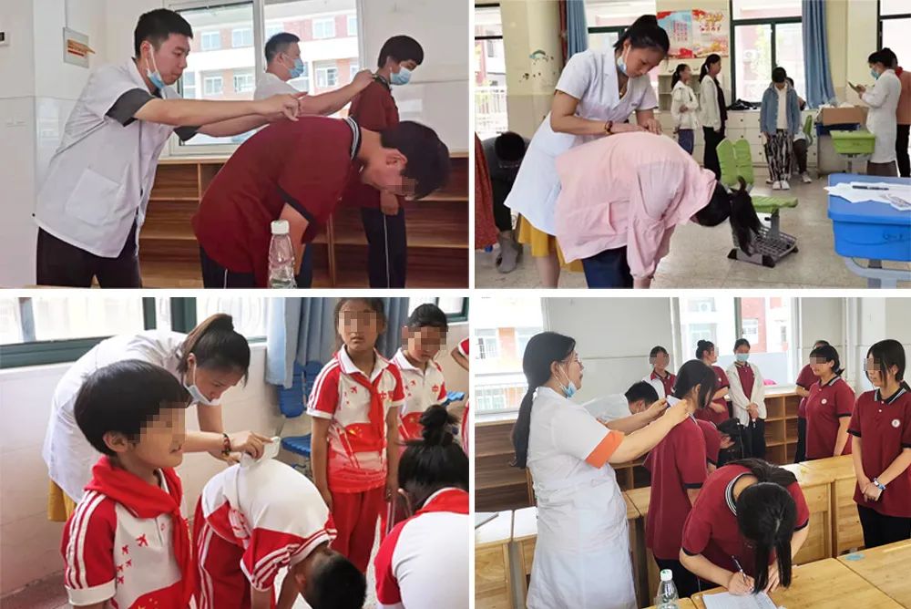 年 6-7 月,徐州仁慈医院对辖区内中小学开展青少年脊柱侧弯抽样调查