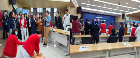 人人学急救,急救为人人 重庆松山医院走进中国铁塔股份有限公司开展急救培训