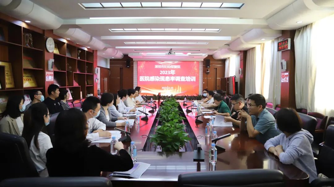 深圳市妇幼保健院组织 2023 年度医院感染现患率调查
