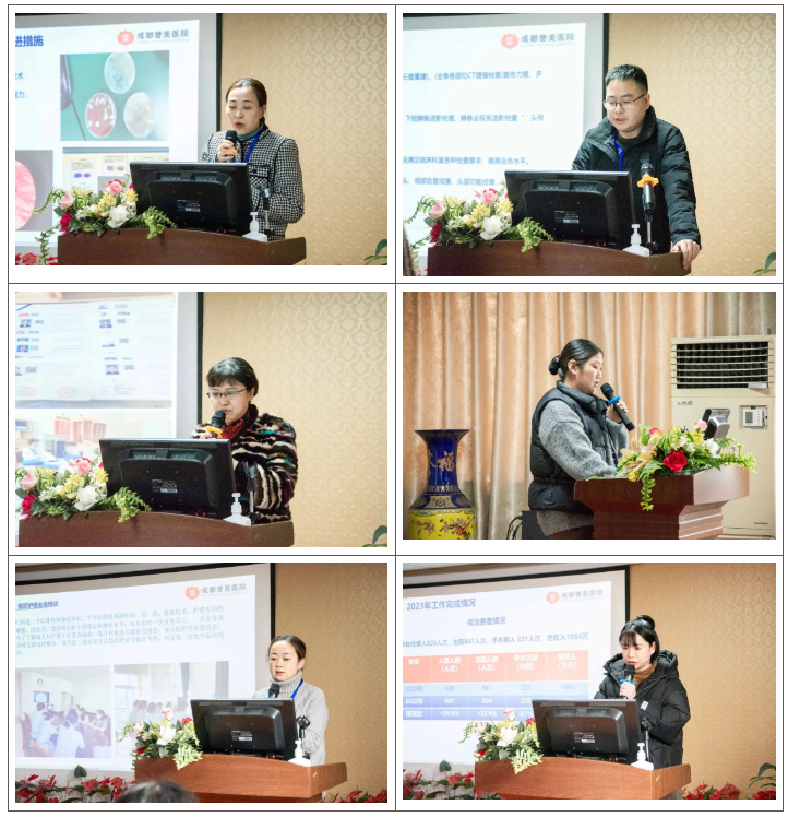 夯实成效 续力前行 | 成都誉美医院召开 2023 年度全院中层领导述职会