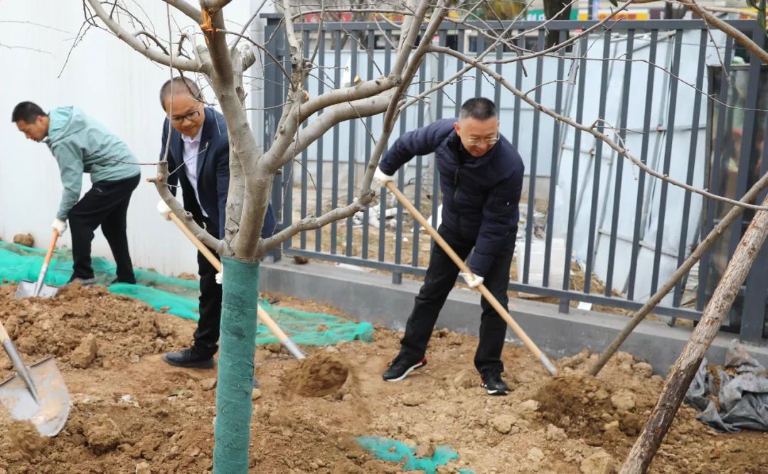 西安市中医医院开展「绿色·生命·希望」主题植树活动