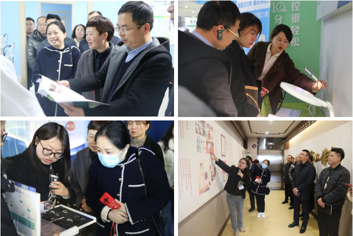 重庆市合川区中医院张国强书记一行莅临成都中医大银海眼科医院参观交流