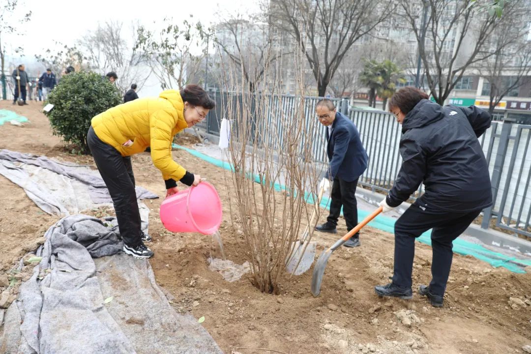 西安市中医医院开展「绿色·生命·希望」主题植树活动