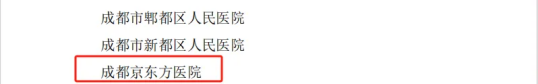 喜讯！成都京东方医院获得多项表彰