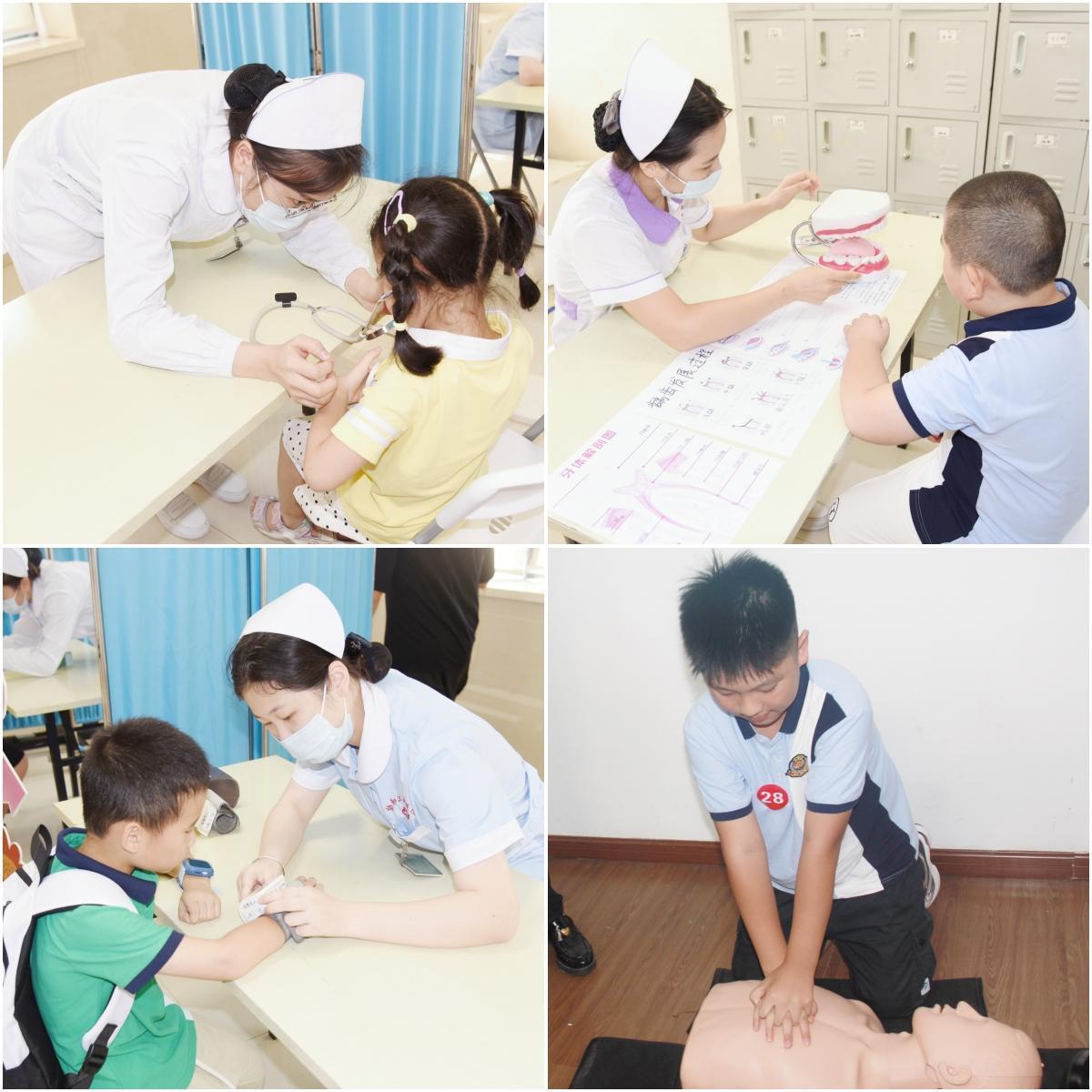 江夏区第一人民医院开展庆祝第七届医师节「小小医师」体验活动