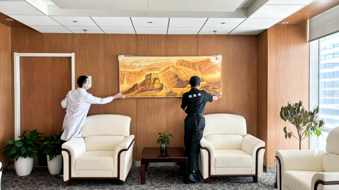 合肥京东方医院:厉害了我的病人!出院后执笔巨幅画作 这才华医生惊呆了