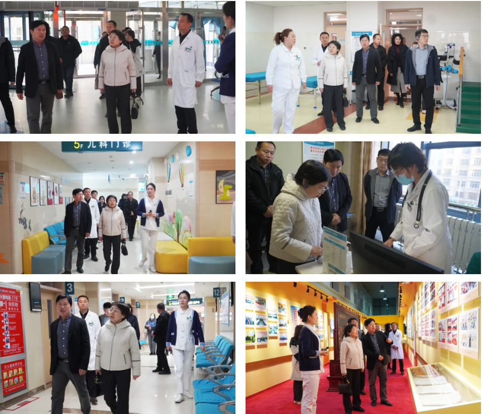 内蒙古自治区卫生健康宣传教育中心领导莅临宁城县中心医院调研健康促进医院建设工作