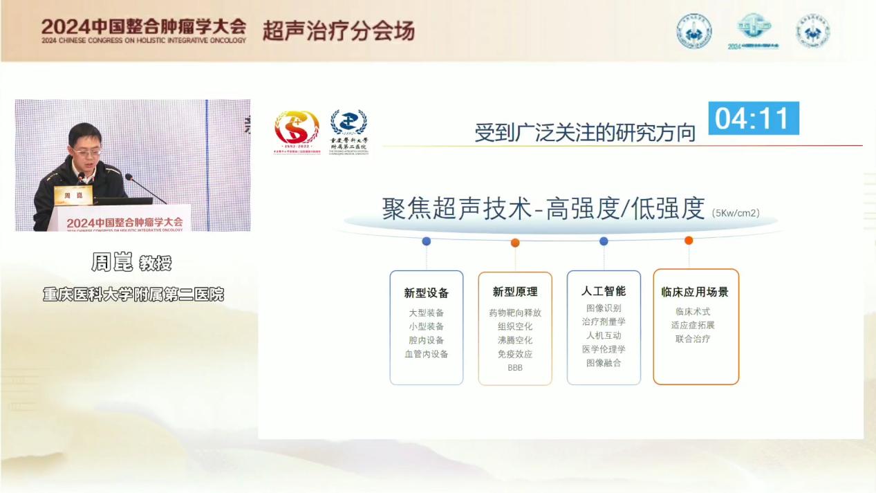 重医附二院周崑教授：高强度聚焦超声技术在恶性肿瘤的临床应用
