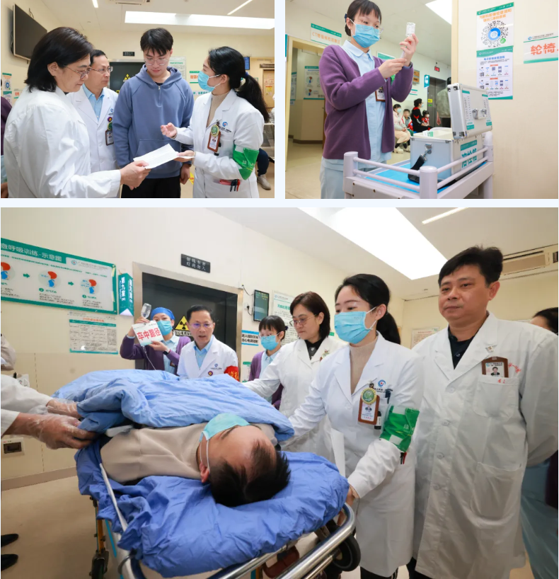 上车即入院，跑赢生命接力赛｜广西医科大一附院开展急性脑卒中患者绕行急诊科快速通道应急演练