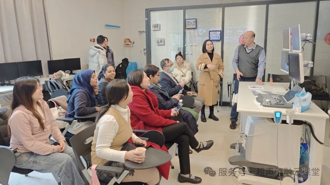 中国台湾、马来西亚学员在重庆海扶医院研习聚焦超声消融技术