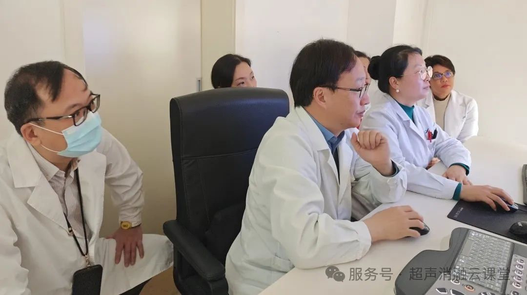中国台湾、马来西亚学员在重庆海扶医院研习聚焦超声消融技术