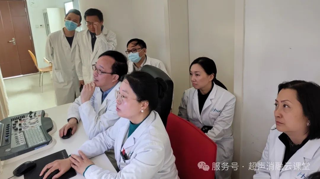 中国台湾、马来西亚学员在重庆海扶医院研习聚焦超声消融技术