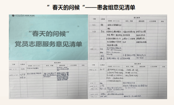 「春天的问候」——三党支部联合开展党员志愿服务，优化门诊服务链