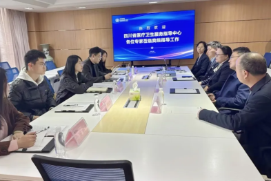 四川省医疗卫生服务指导中心肖飏主任一行莅临我院调研指导