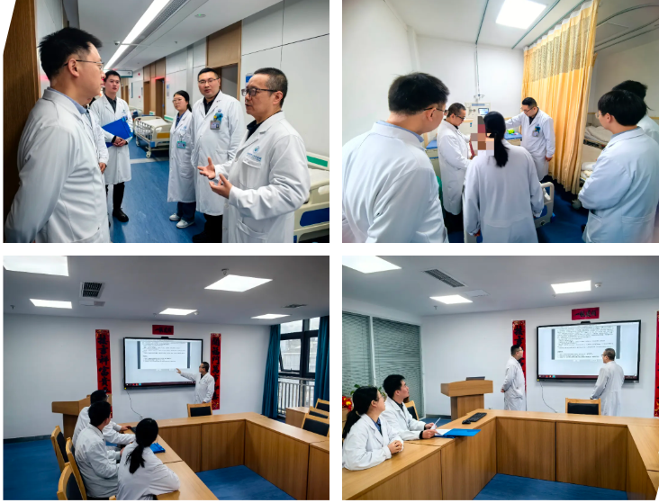 重庆大学附属肿瘤医院党委书记吴永忠一行来院开展帮扶指导