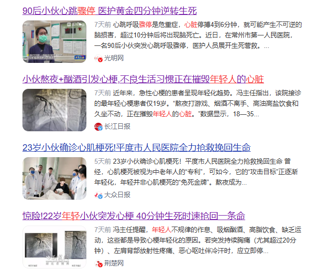 健康警钟：直面心脏骤停年轻化危机