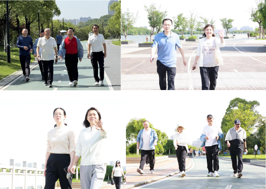 南昌大学二附院青云谱院区开展象湖健步走活动