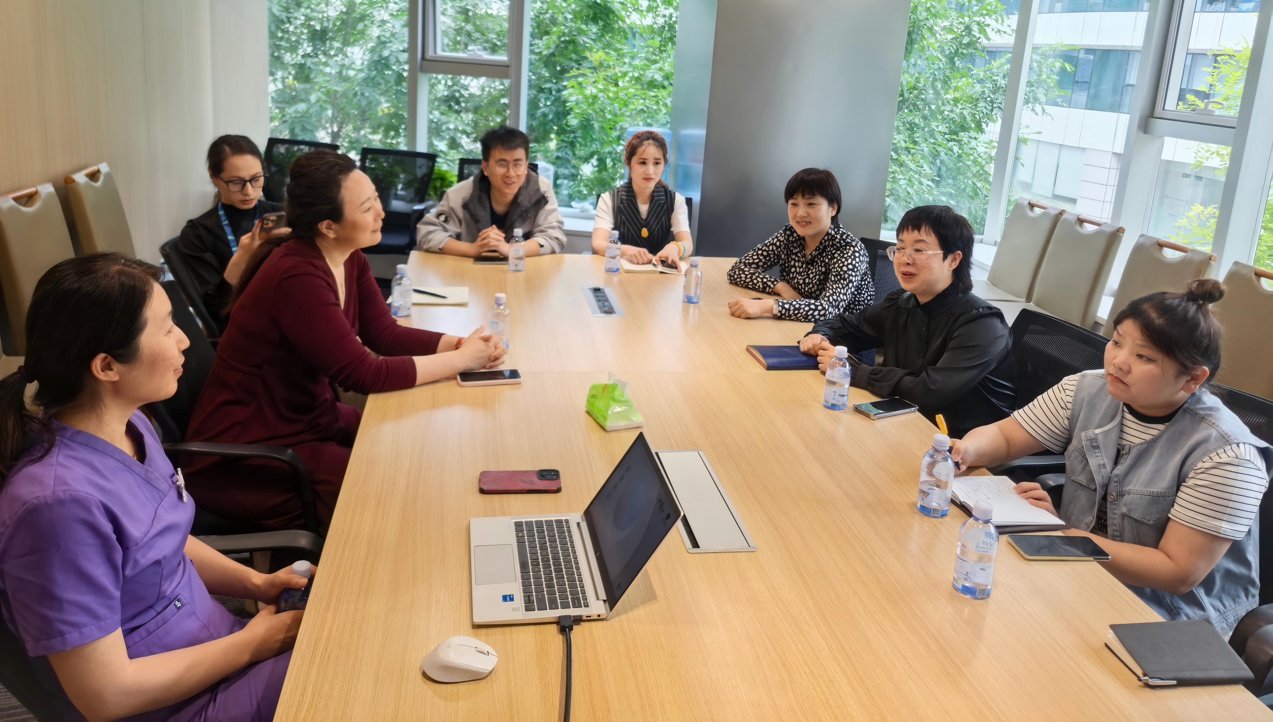 对标行业标杆，赋能服务提质——河北一洲肿瘤医院赴和睦家参访交流并召开总结会