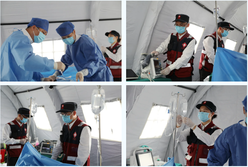 广西医科大学第一附属医院参加 2025 年全区道路交通事故紧急医学救援综合演练