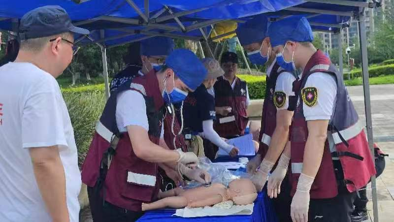 广西中医药大学一附院国家中医紧急医学救援队出色完成「2025 年全区道路交通事故紧急医学救援暨医疗应急队伍大练兵」综合演练任务