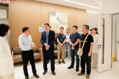 香港仁安医院、广西医科大学附属第一医院代表团分别赴我院参观交流