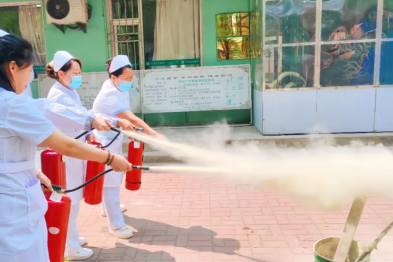 增强防火安全意识  提高自防自救能力——本溪市中心医院医疗集团金山医院保卫部组织开展消防应急能力考核