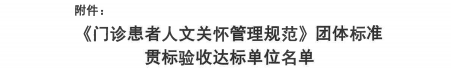 喜讯！绵阳市中心医院成功通过《门诊患者人文关怀规范》团体标准贯标验收