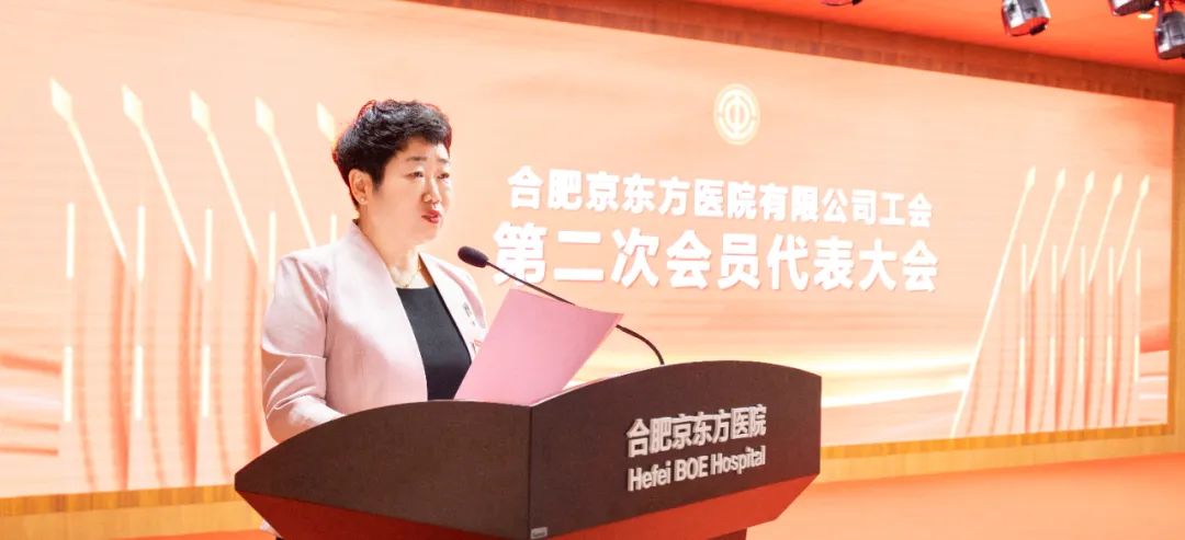 合肥京东方医院工会第二次会员代表大会暨第二届第一次职工代表大会顺利召开