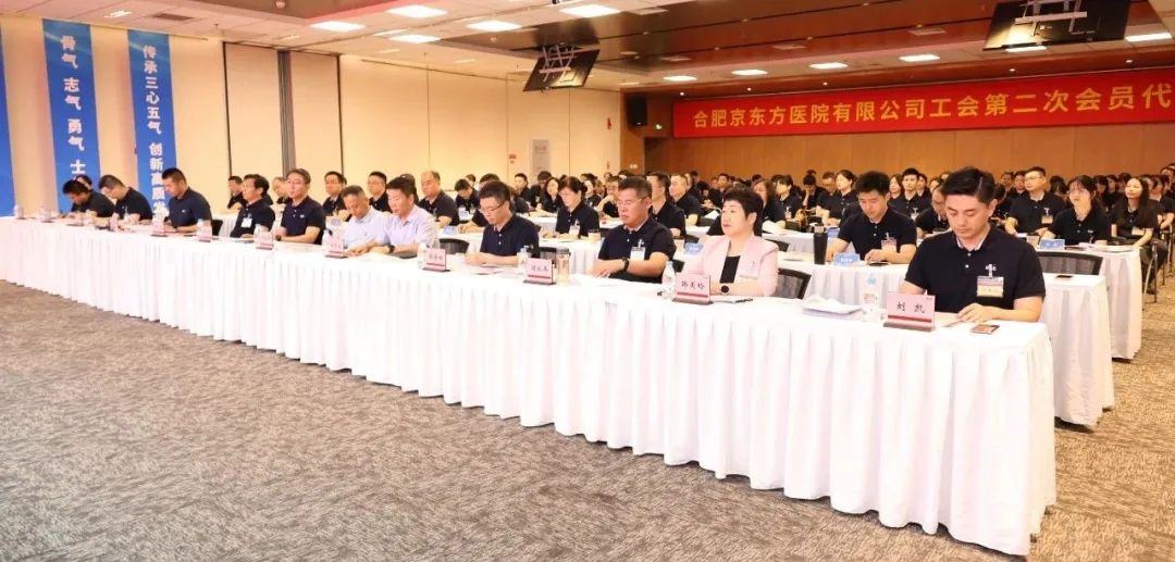 合肥京东方医院工会第二次会员代表大会暨第二届第一次职工代表大会顺利召开